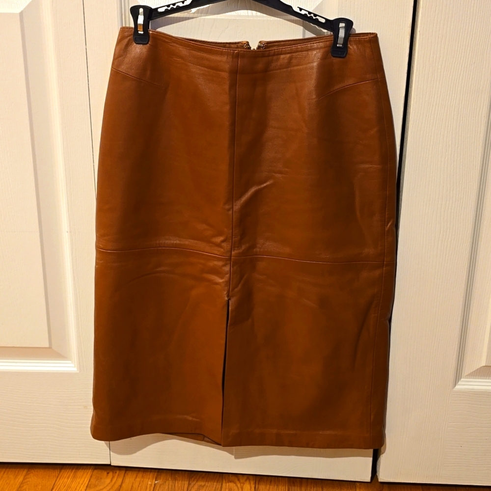 Cache leather skirt Size 4